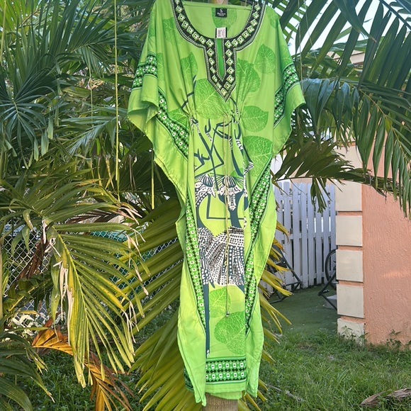 ๐NWT Shore Drive Tunic Mint Green, Black & White, Teal, Free Size - Picture 7 of 9